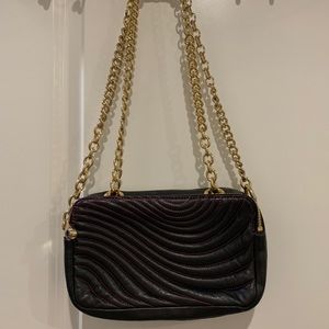 Henri Bendel black camera bag